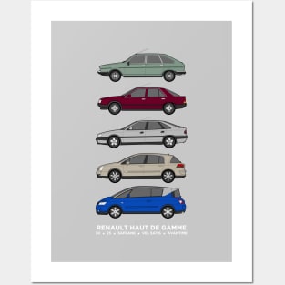 Renault Haut de Gamme classic car collection Posters and Art